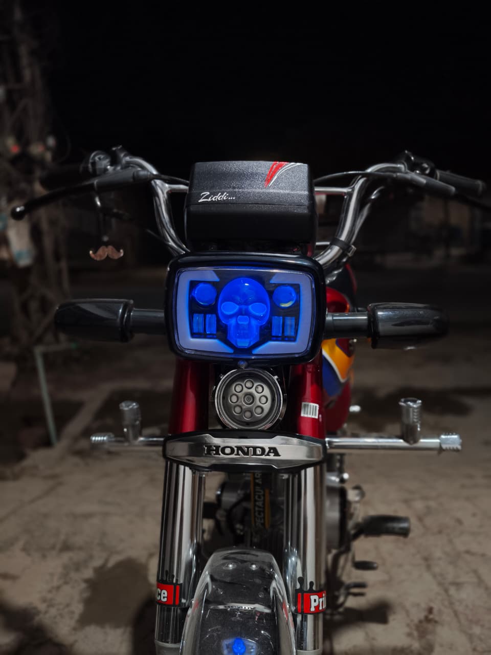 ✨ Premium Skull LED Headlight ✨ 🔥 Modified Bikes Ke Liye Perfect Choice!