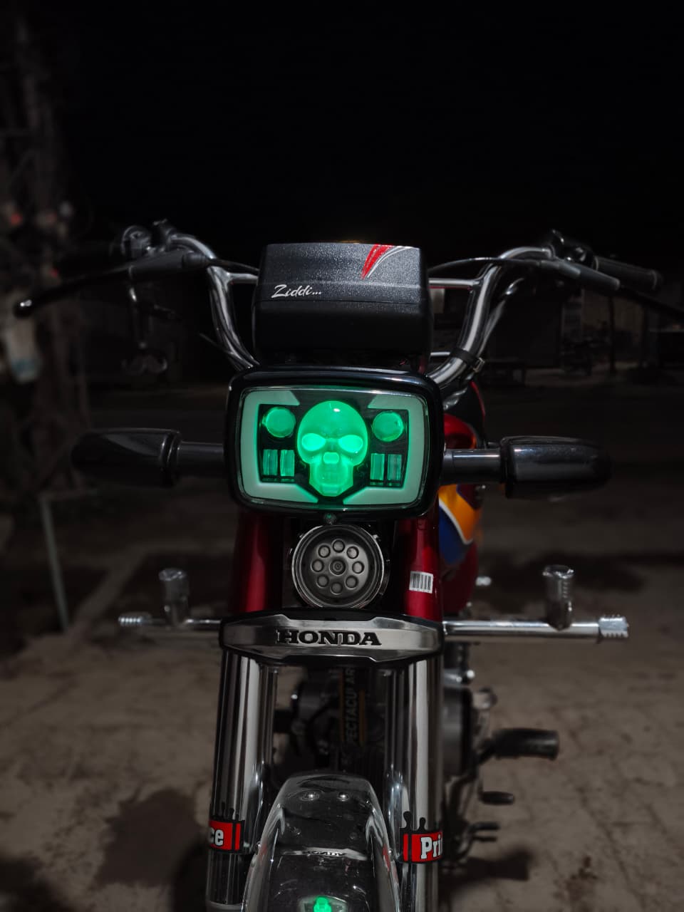 ✨ Premium Skull LED Headlight ✨ 🔥 Modified Bikes Ke Liye Perfect Choice!