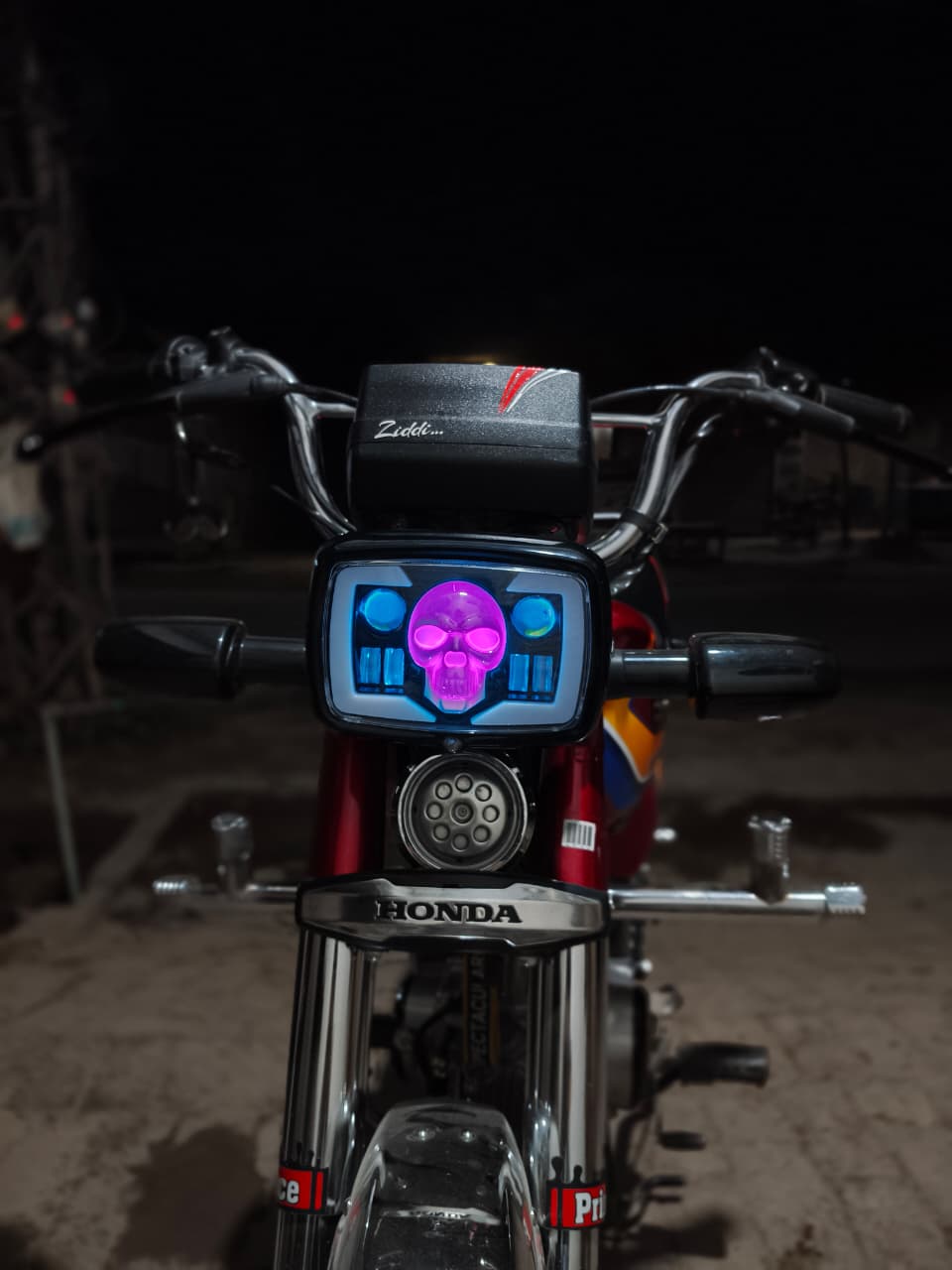 ✨ Premium Skull LED Headlight ✨ 🔥 Modified Bikes Ke Liye Perfect Choice!